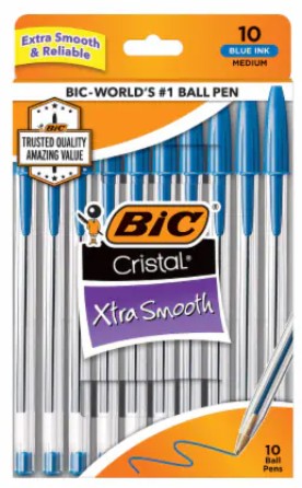 Bic Pen Stic Med Blue