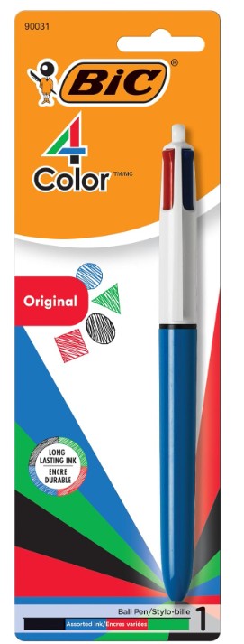 Bic Pen 4 Color Fine/Med