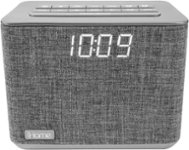 iHome - FM Dual-Alarm Clock Radio - Gray