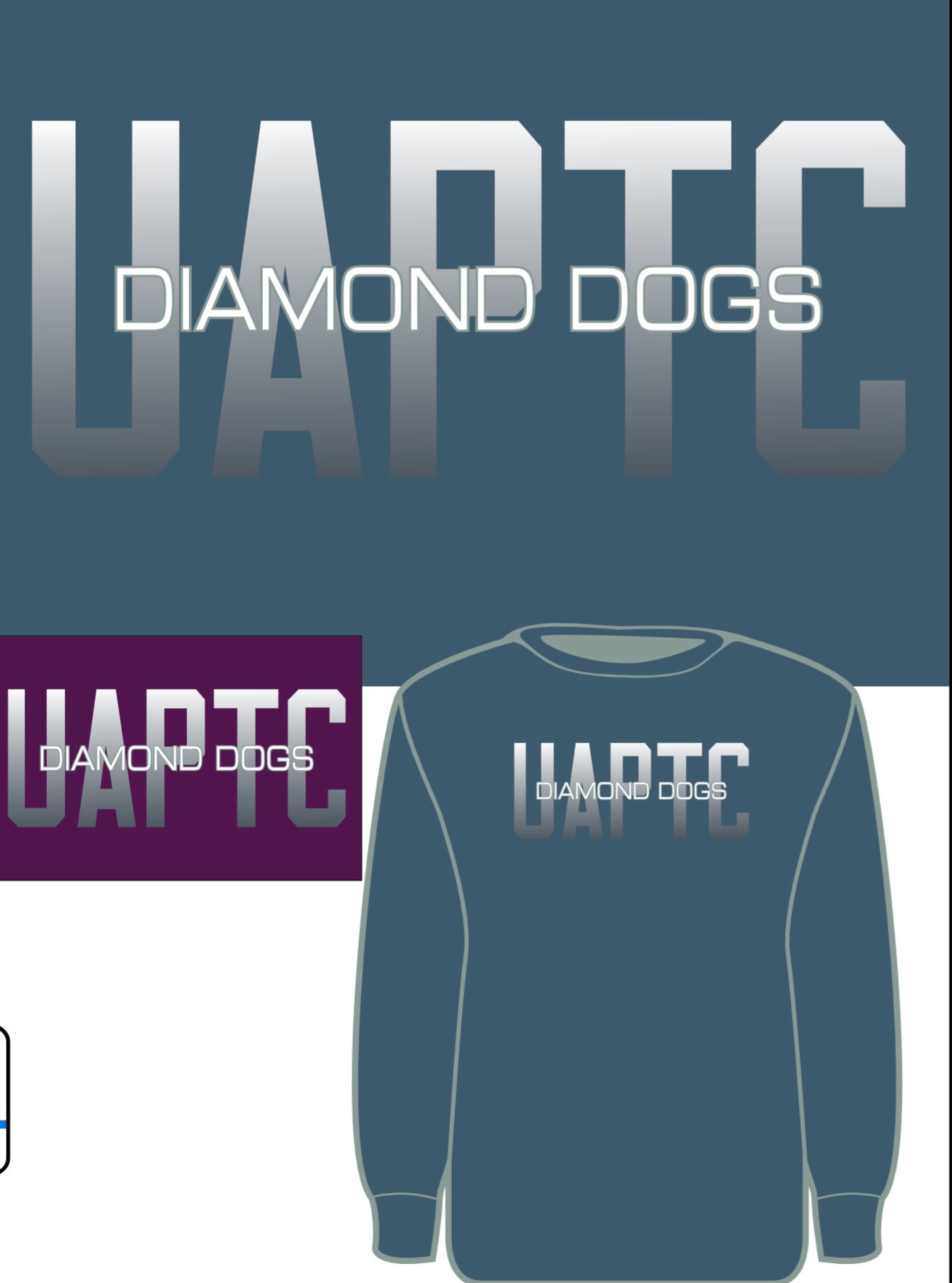 UAPTC Diamond Dogs Fade Pullover