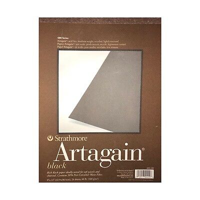 Artagain Paper Black (9x12)