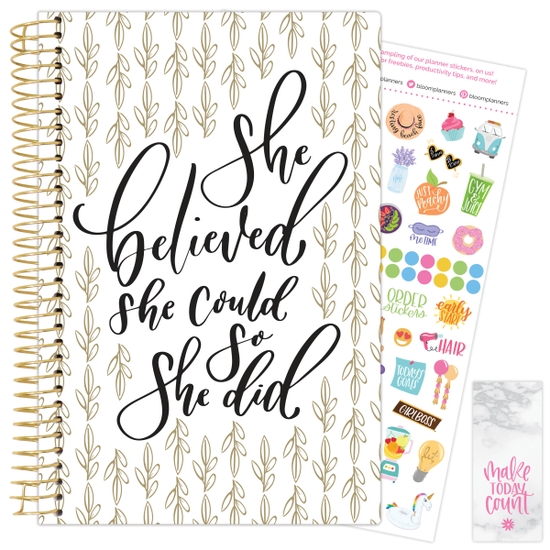 She Believed She Could 2022 Soft Cover Planner