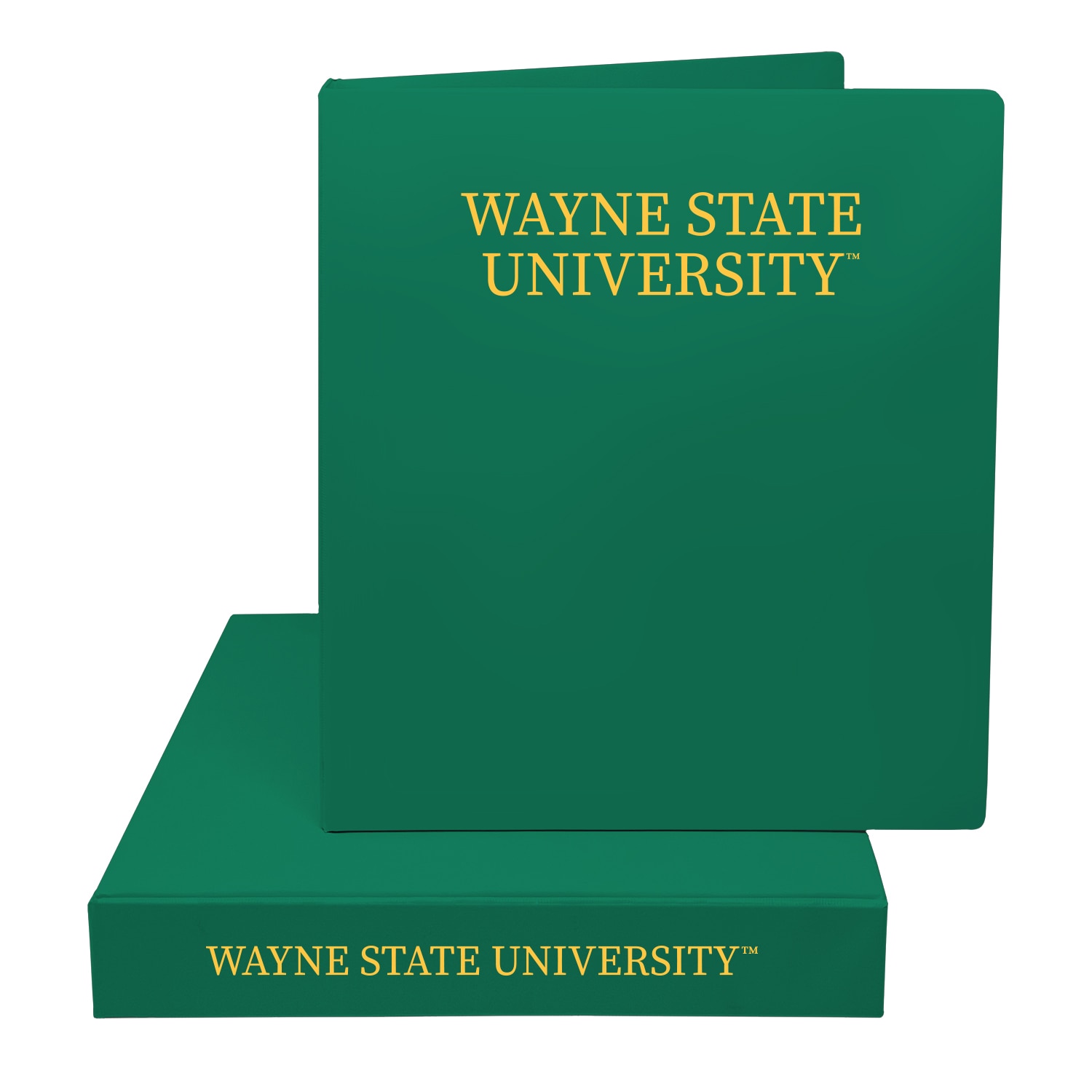 1.5" Imprinted Binder- Wayne State University