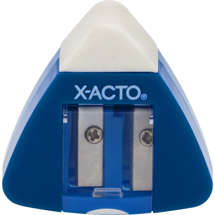 X-ACTO Triangle Handheld Pencil Sharpener - Asst 1Pk BP 2-Hole