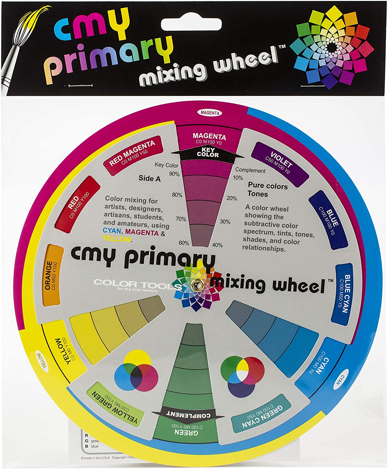 Primary Color Mixing Wheel