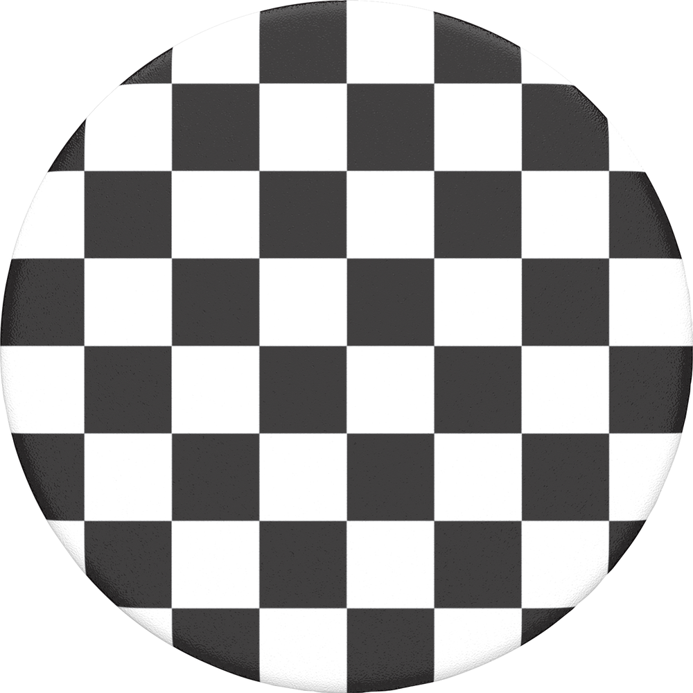 PopSockets Swappable PopGrip - Black Checker