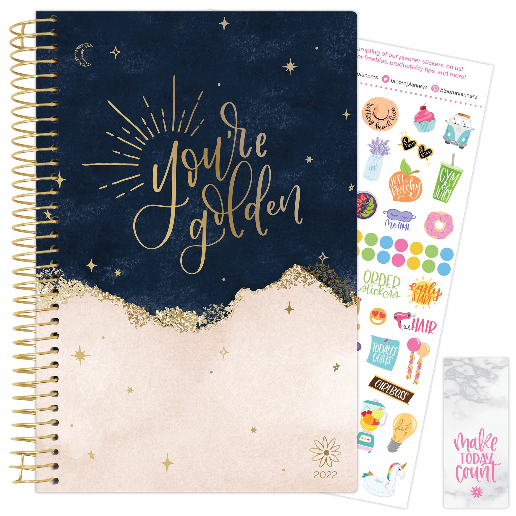 You're Golden 2022 Soft Cover Planner