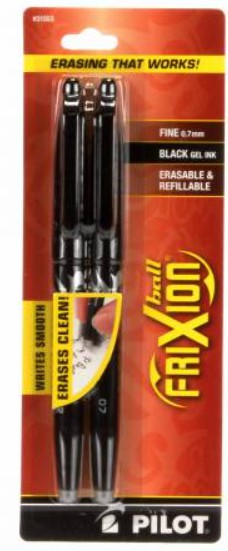 Pilot Frixion Erasable Pens 2 pack