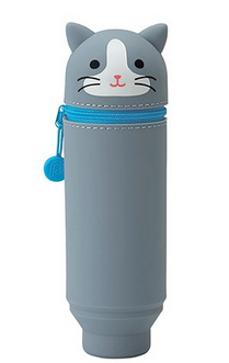 PuniLabo Standup Case, Gray Cat