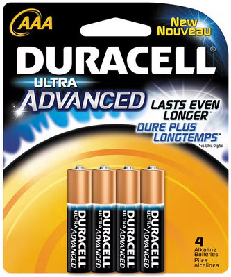 Duracell Quantam Batteries- AAA 4Pk