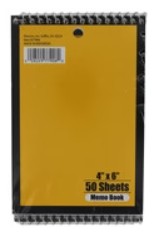 Norcom 4x6 Memo Book 50 Sheets