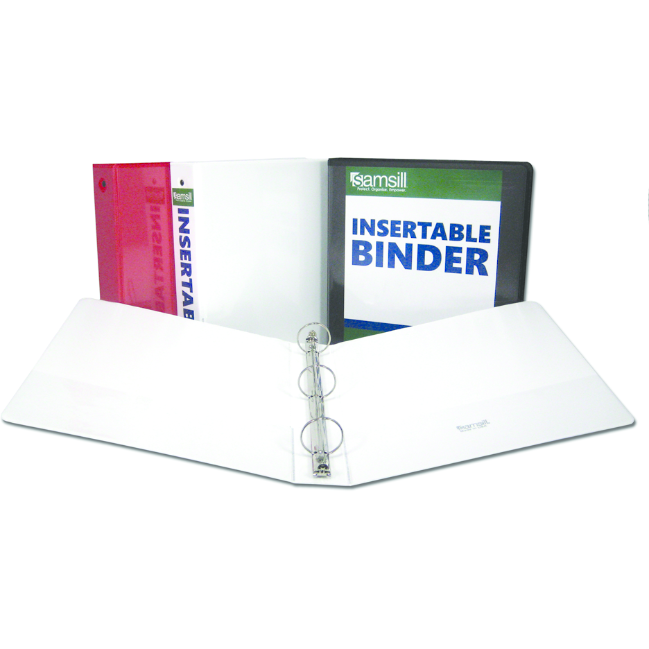Samsill Economy Pocket View Binder - White 3in