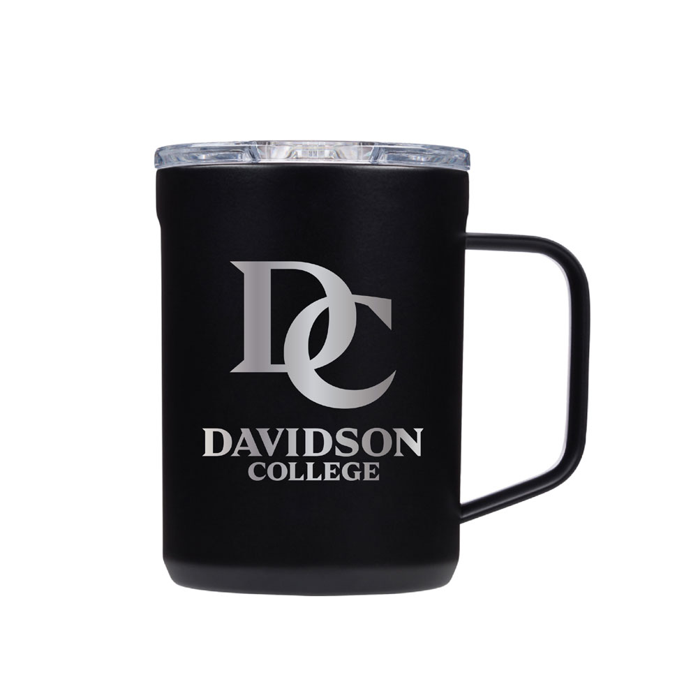 Davidson College Corkcicle Mug - Black