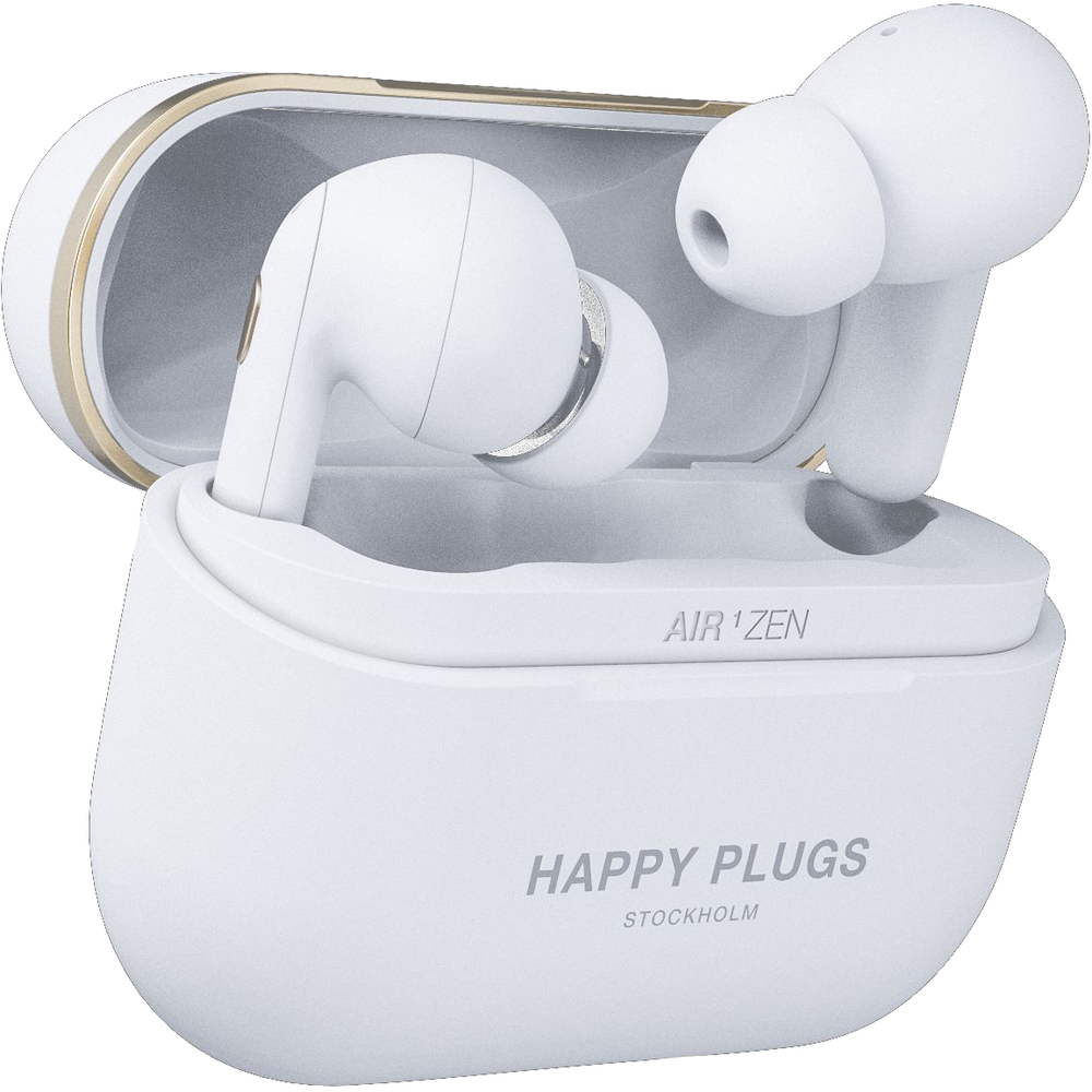 Happy Plugs Air 1 Zen True Wireless Earbuds - White BP
