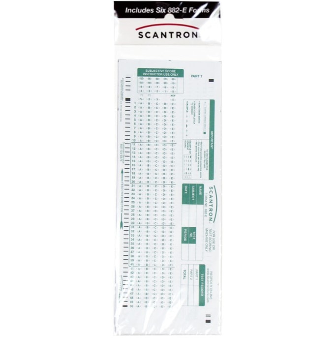 Scantron 882-E Forms- 6pk