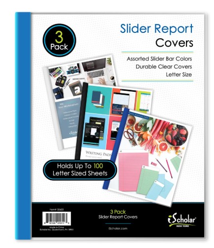 Report Covers Clear 3ct