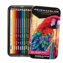 Prismacolor Premier Colored Pencils - Set of 12, Assorted Colors