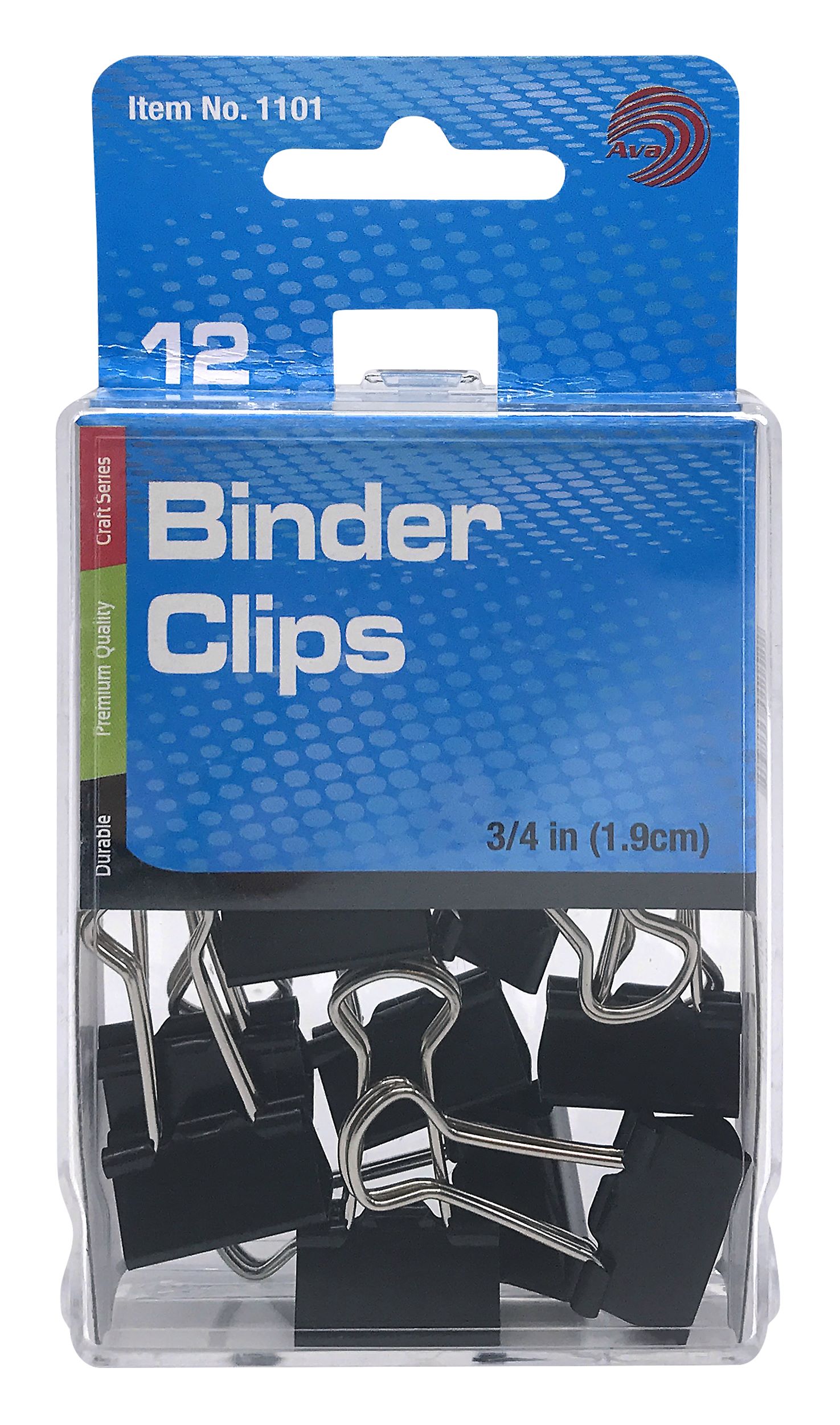 A&W Small Binder Clips- 12pk