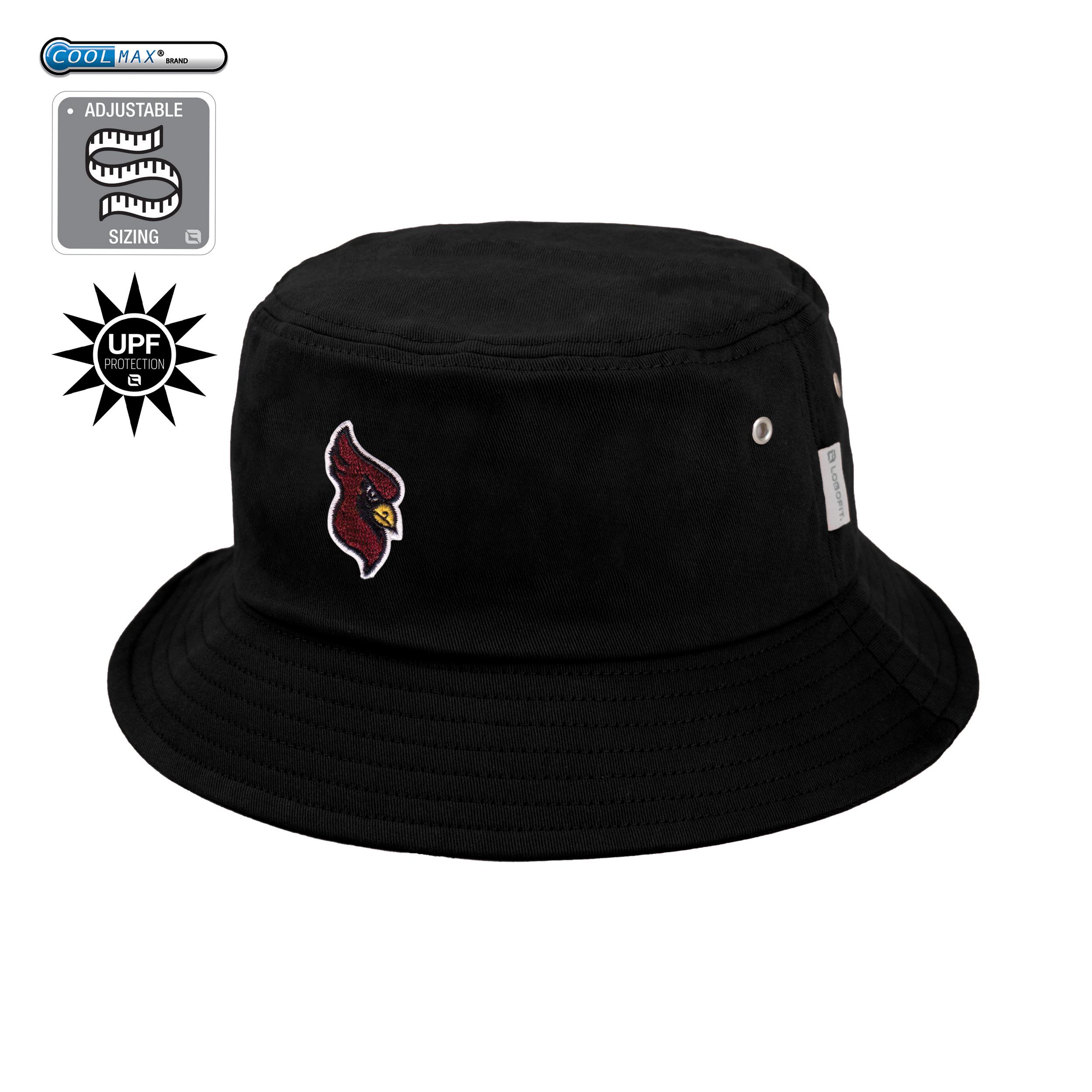 Cardinals Washed Cotton Bucket Hat