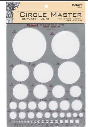 Pickett Template Circle Master Inking