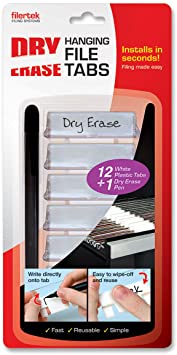 Dry Erase Hanging File Tabs