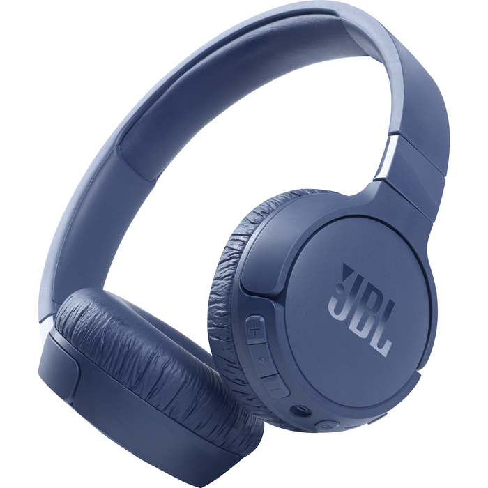 JBL Tune 660NC Wireless Noise Cancelling On-Ear Headphones - Blue