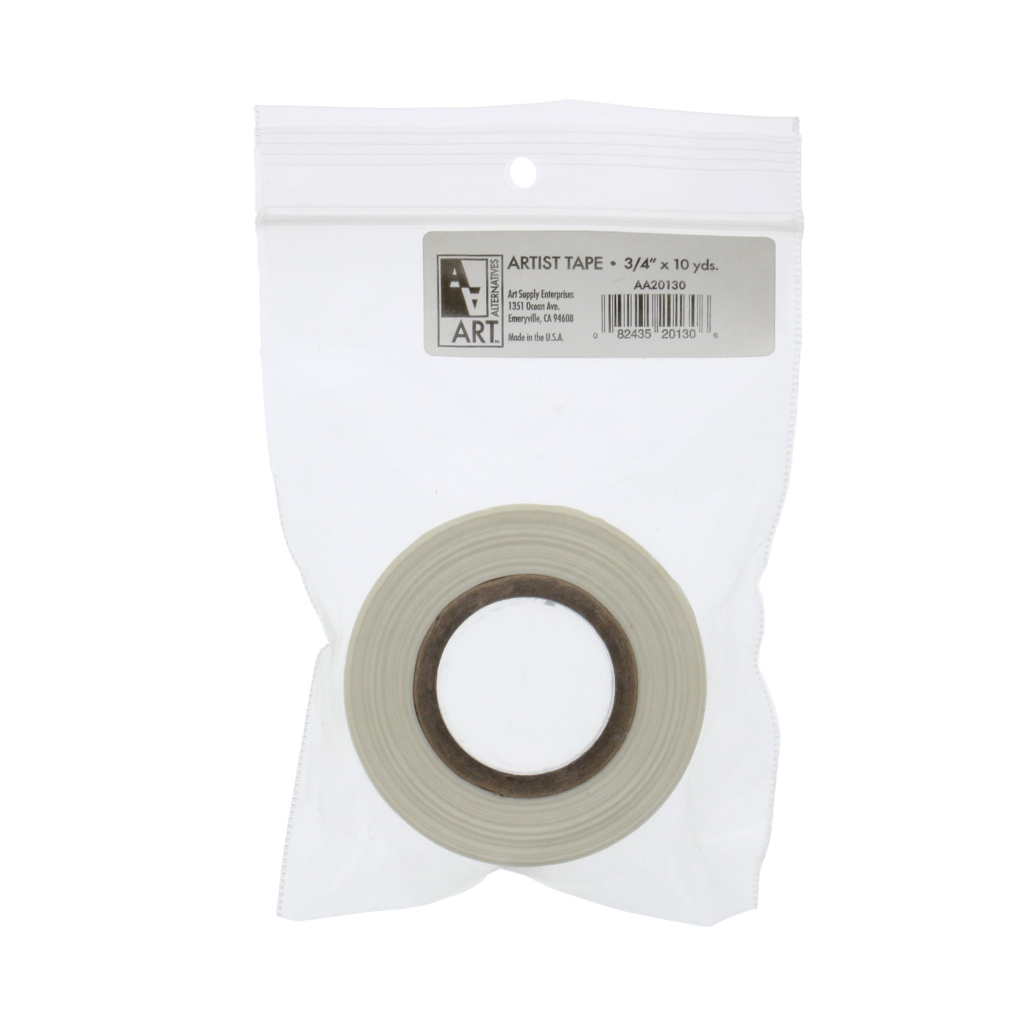 Art Alternatives Artist Tape 3/4"x 10 yds. White