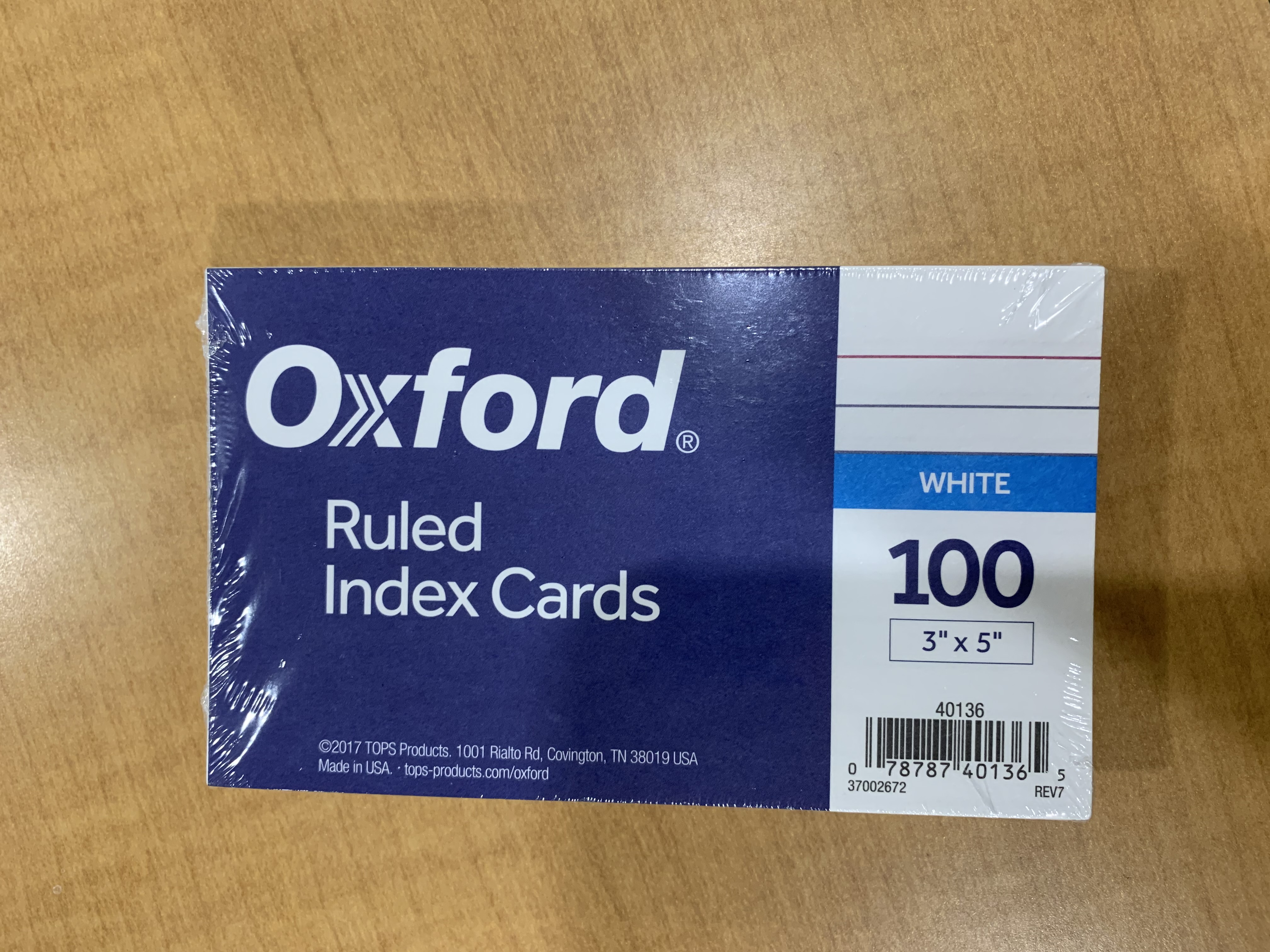 The ATU Bookstore: Ruled Index Cards