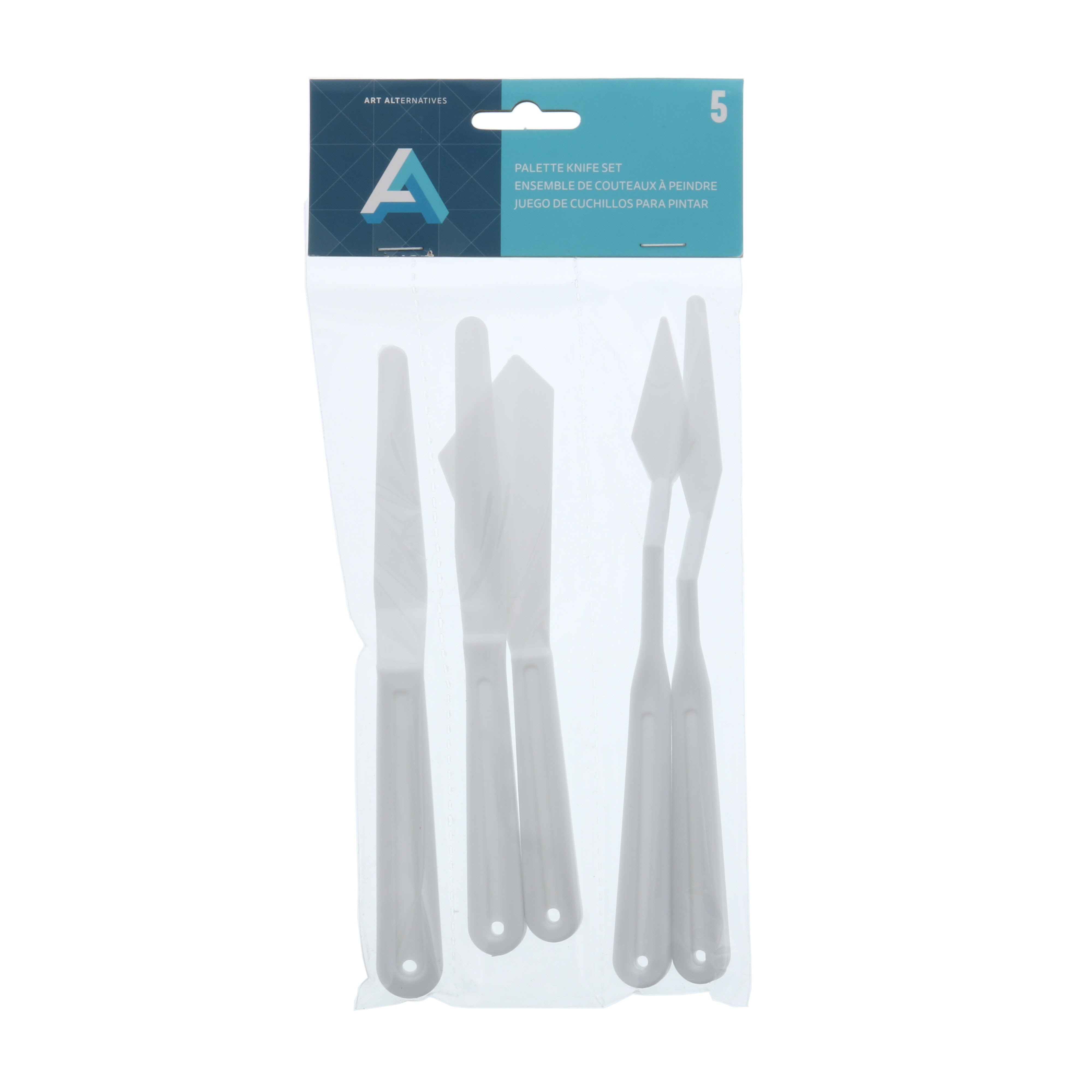 Art Alternatives Plastic Painting Knife Set 5-Piece