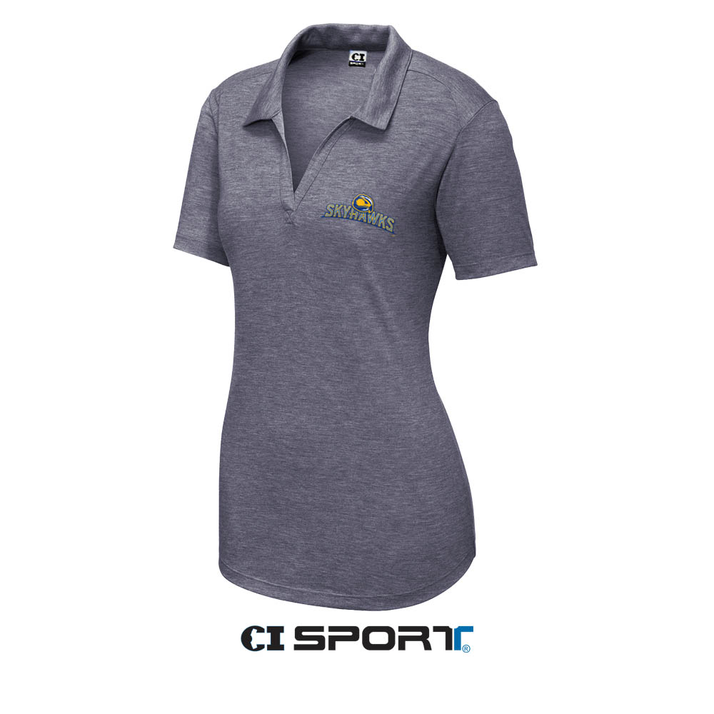 Skyhawks Ladies Tri-Blend Polo