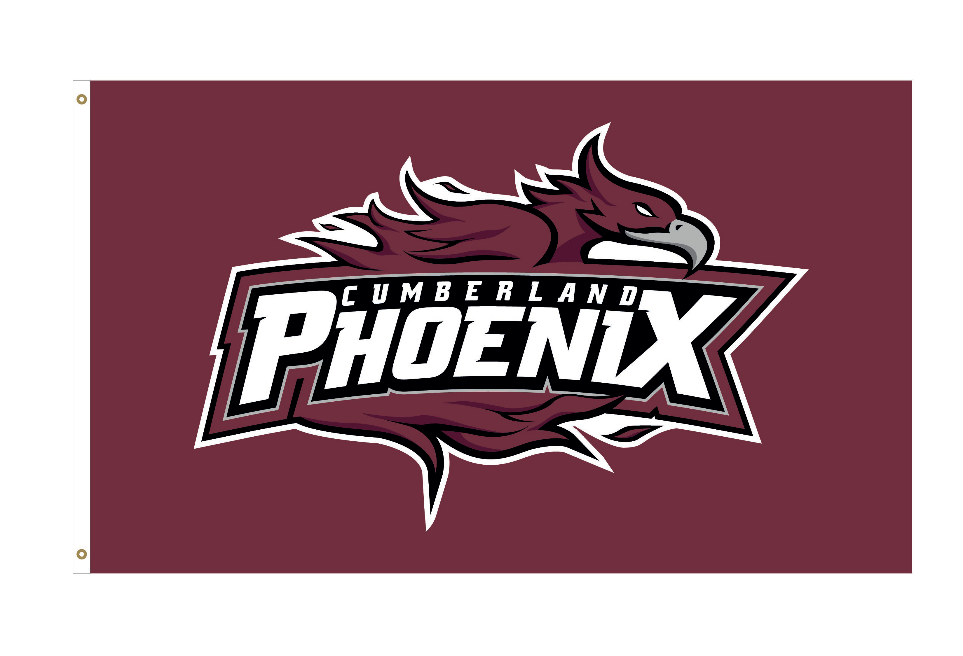 Cumberland Phoenix Logo Deluxe 3x5 Flag