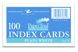 Papertrail Index Cards