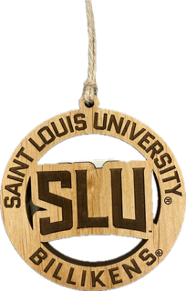 Saint Louis University Billikens Wood Ornament