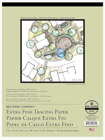 14" x 17" Pad of Tracing Paper