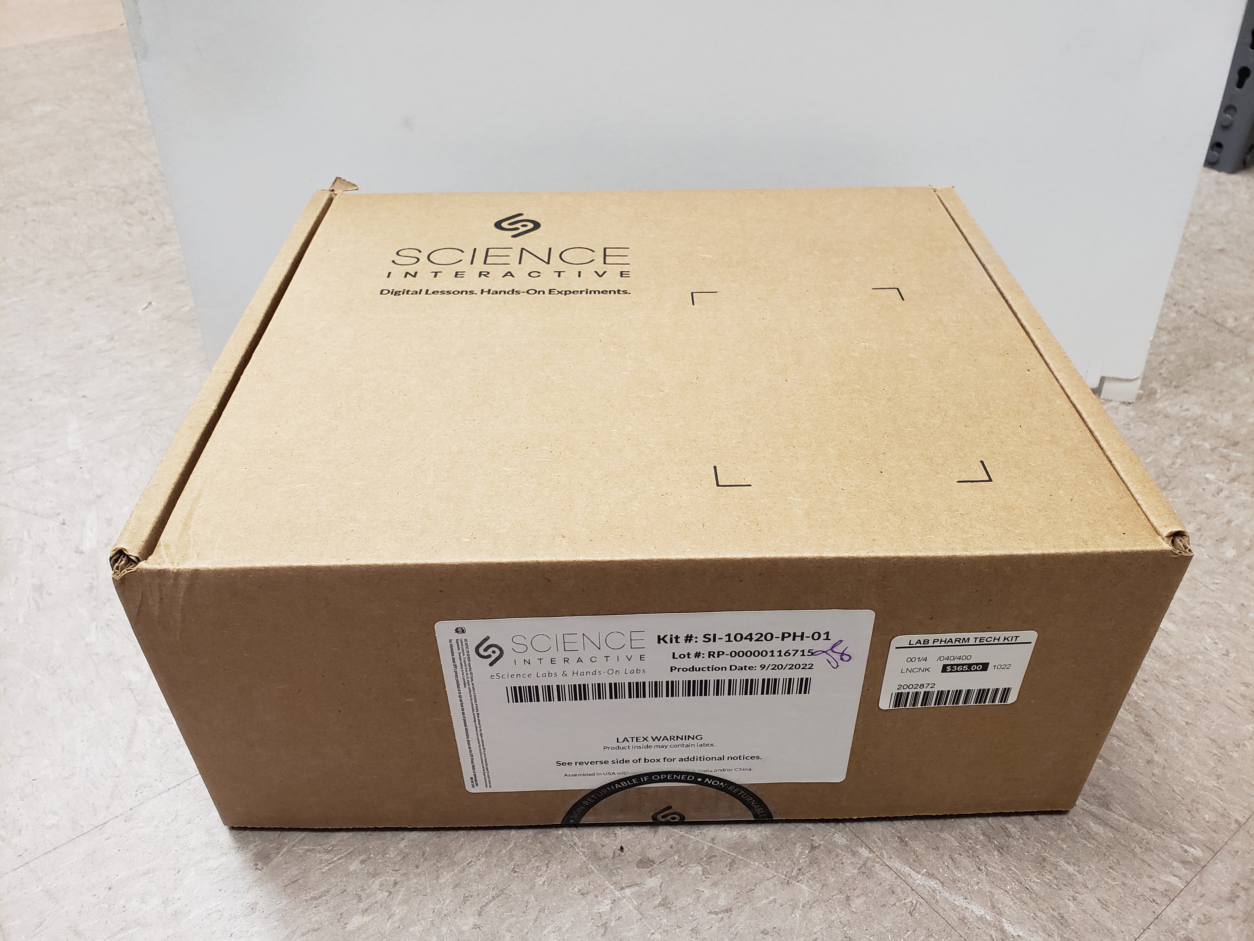 SCIENCE INTERACTIVE PHARM TECH LAB KIT