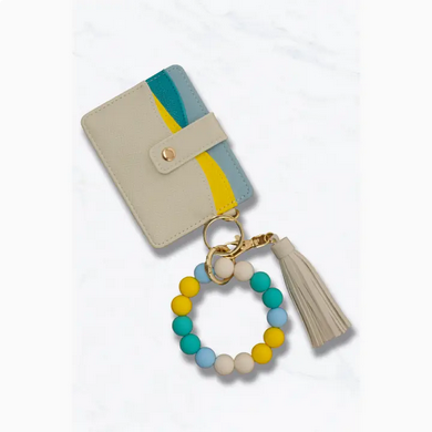 Faux Leather ID Holder with Handle