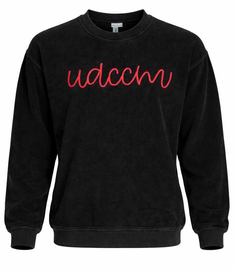 Corded Chain-stitched Sweatshirt