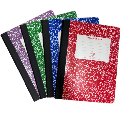 Book Comp Marble CR Asst 9.75x7.5 100