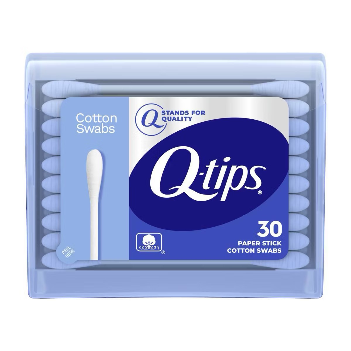 Q-Tips Blue Purse Pack Cotton Swabs - 30ct