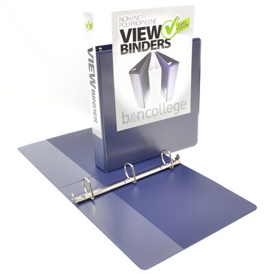 1.5" Angle View Binder- Black