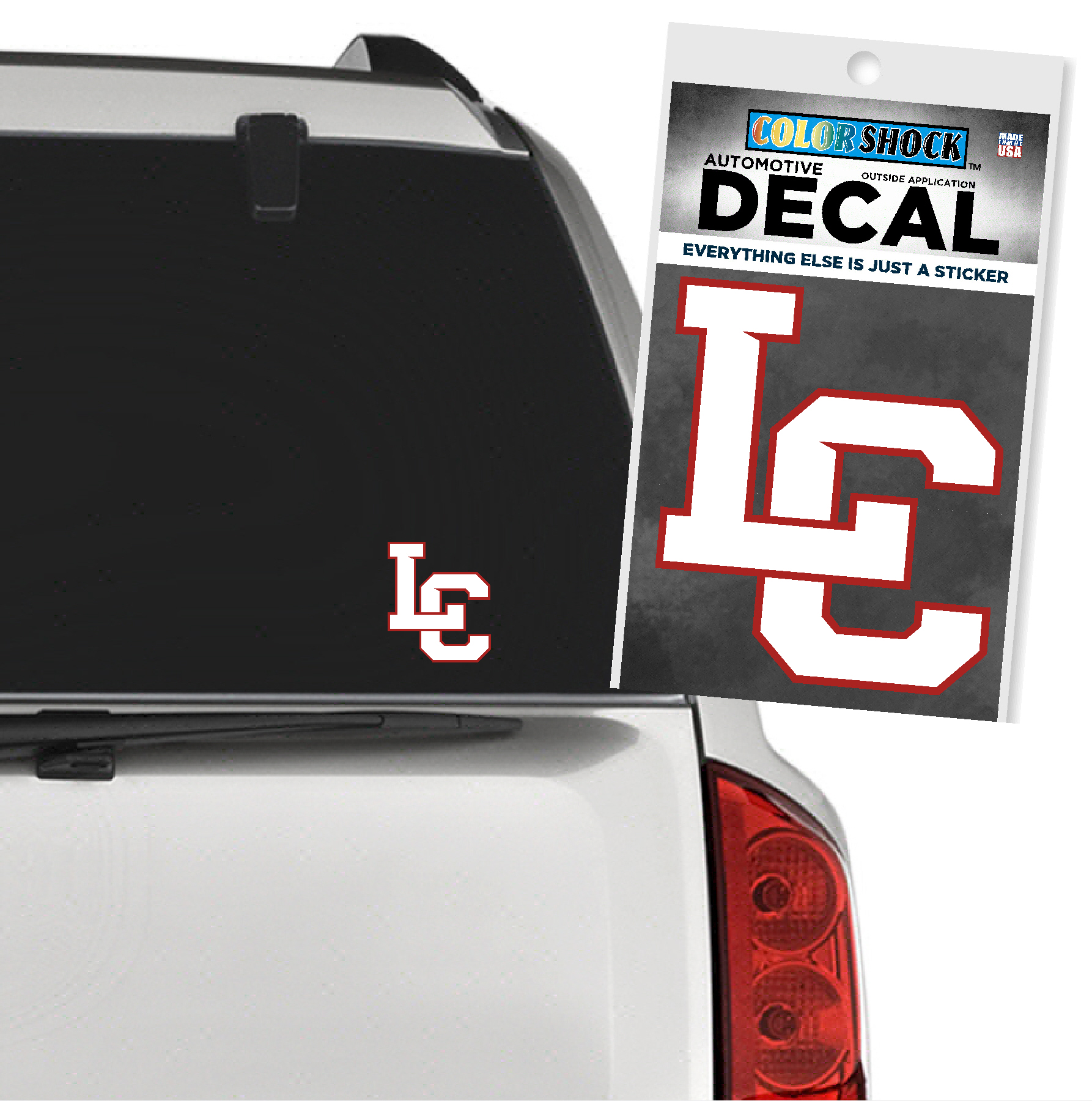 LC State Window Decal - Outside Application