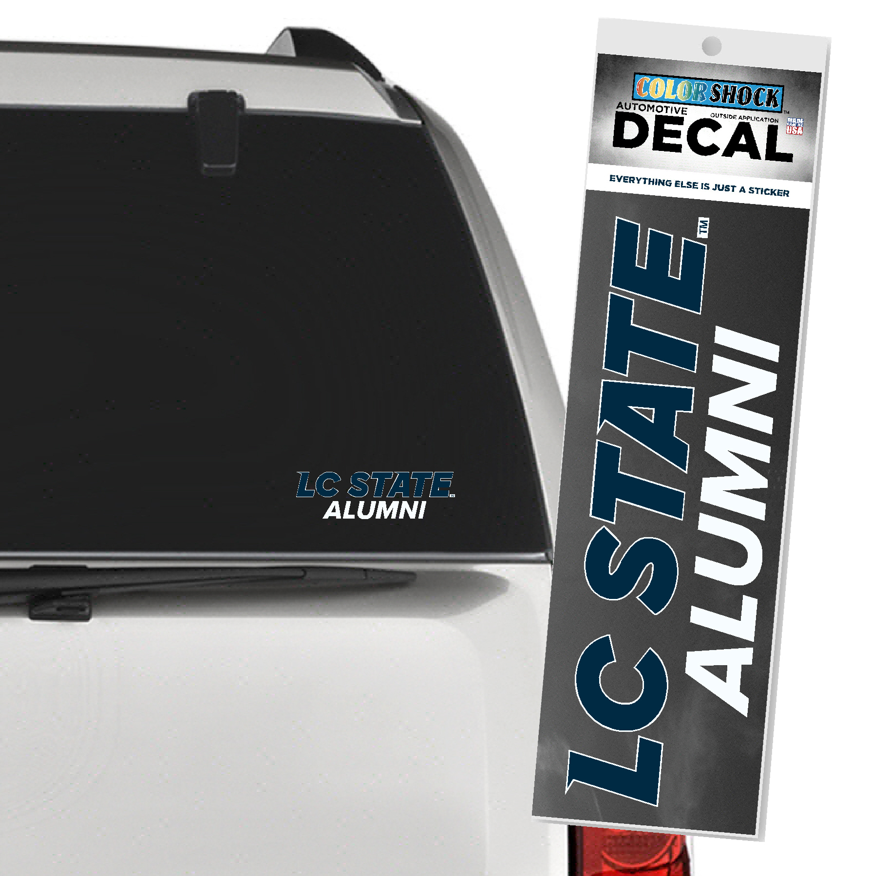 LC State *Name Drop* Window Decal - Outside Application