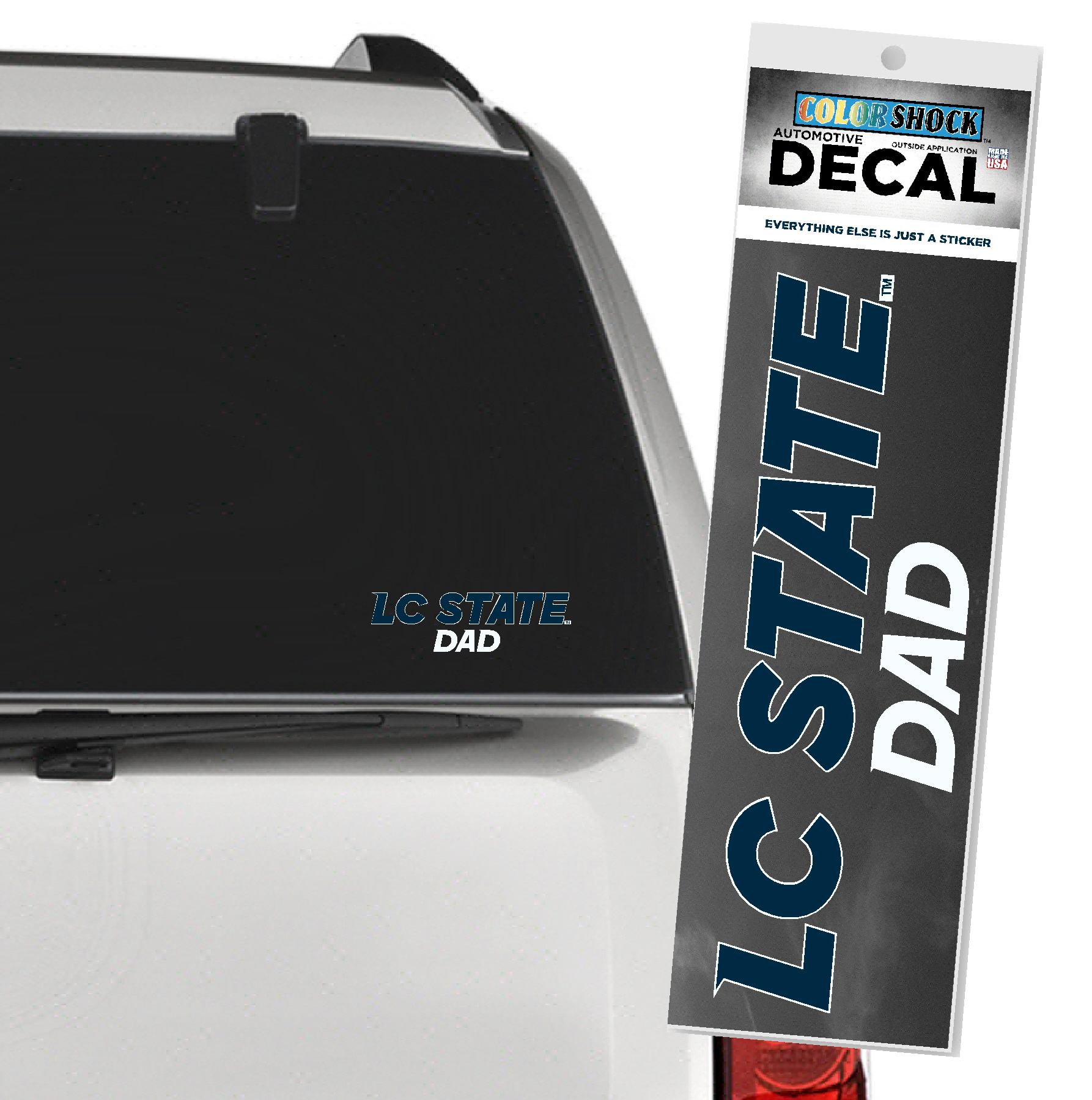 LC State *Name Drop* Window Decal - Outside Application