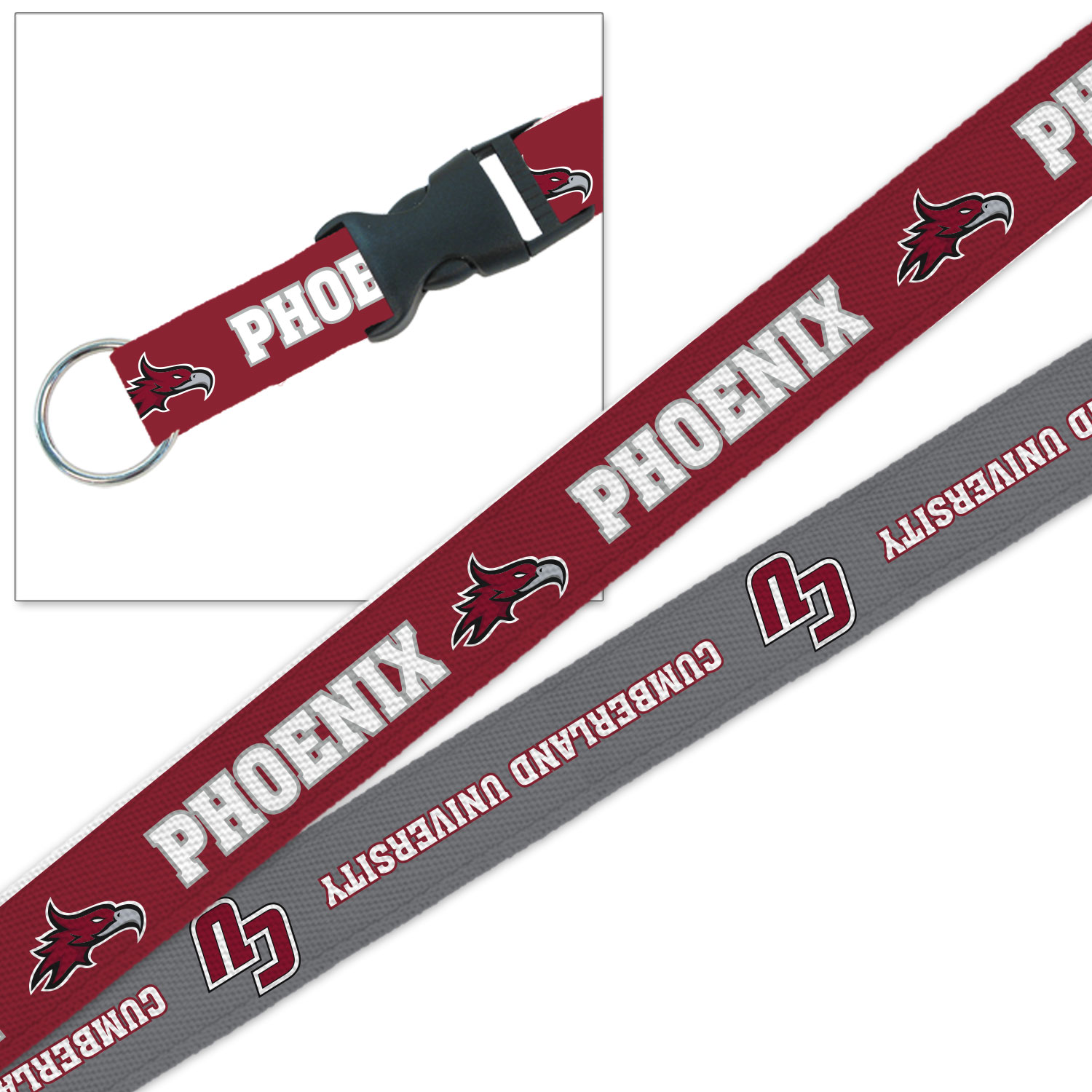 Cumberland Phoenix 3/4" Sublimated Lanyard w/ Buckle