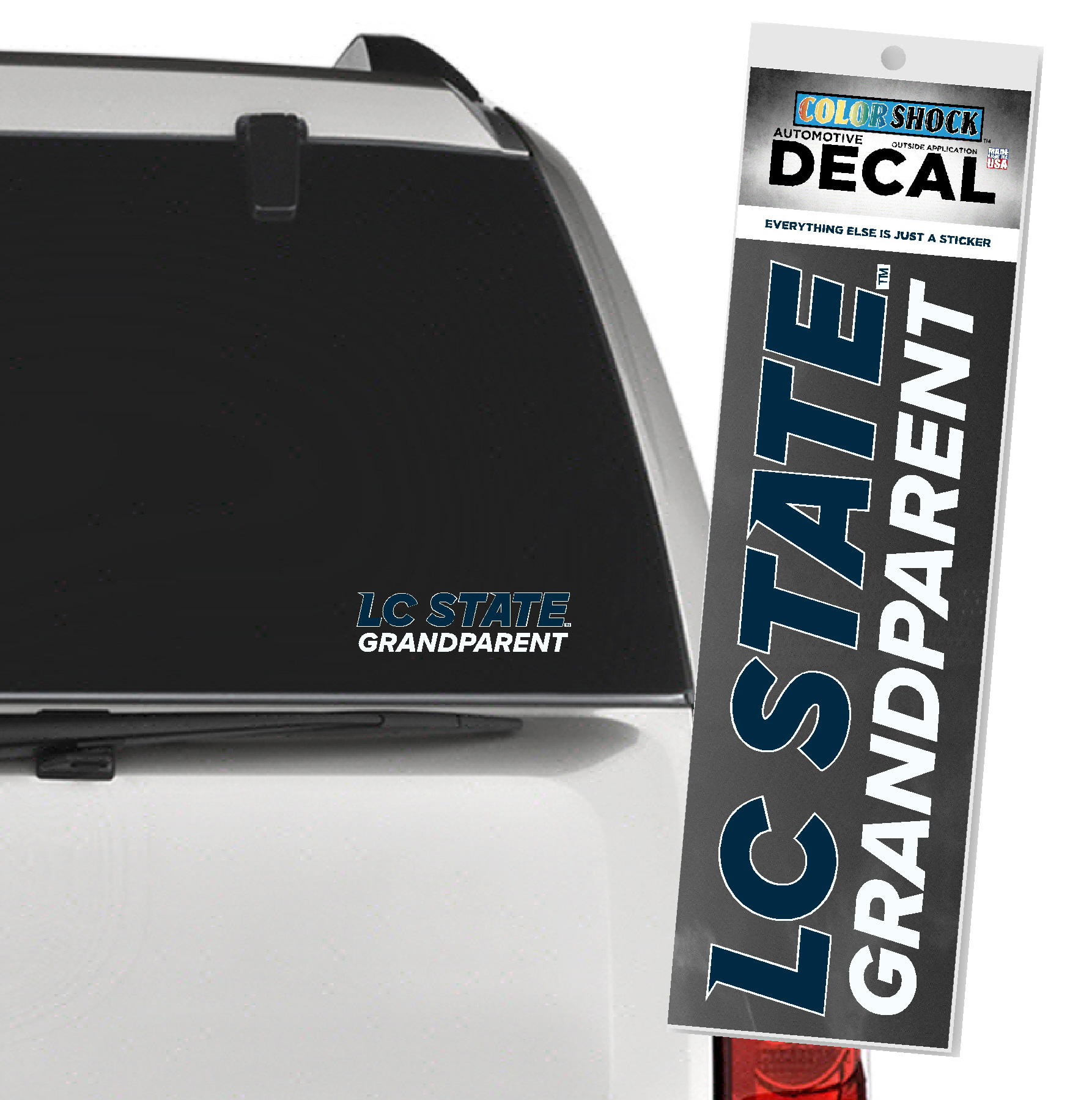 LC State *Name Drop* Window Decal - Outside Application