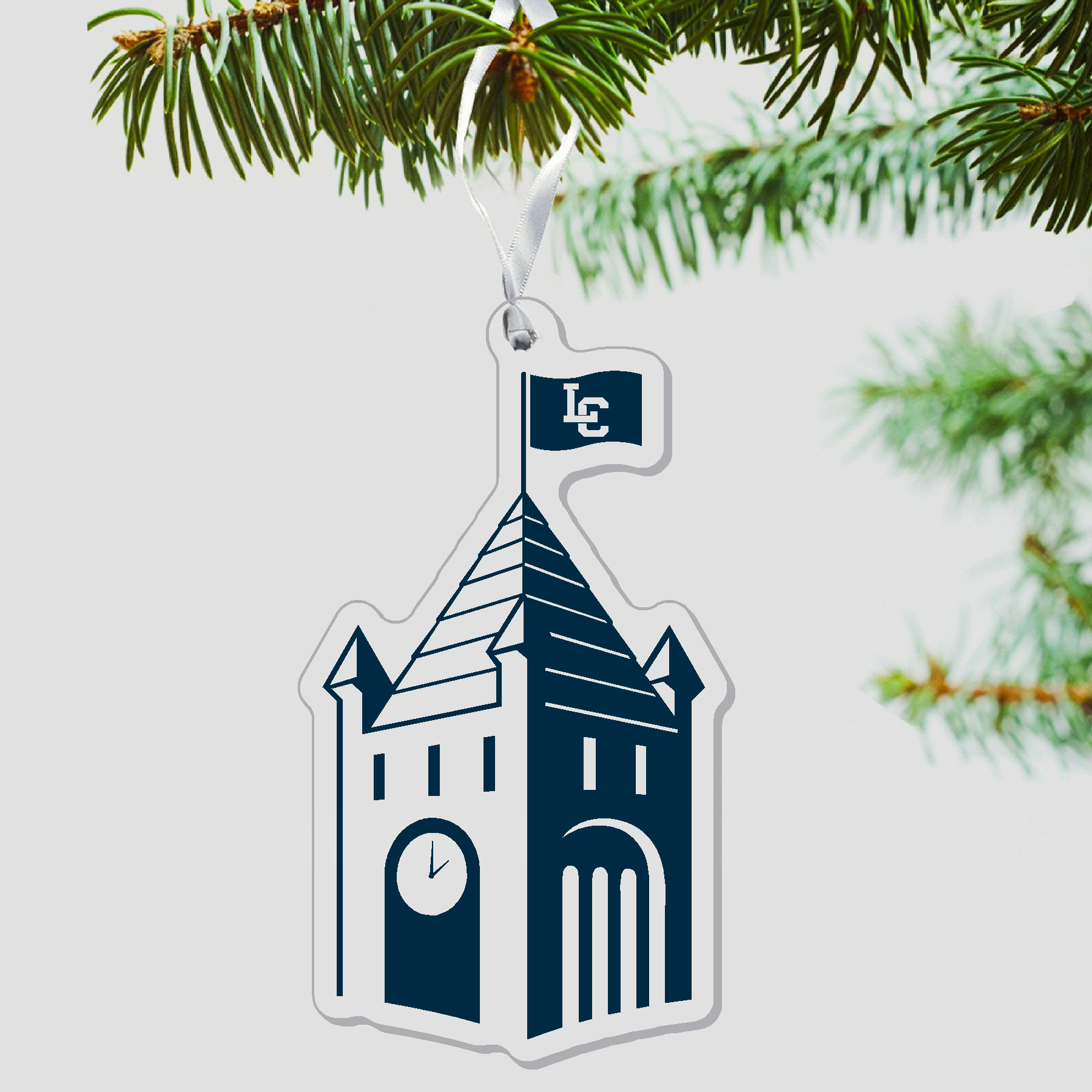 LC State Acrylic Holiday Ornament