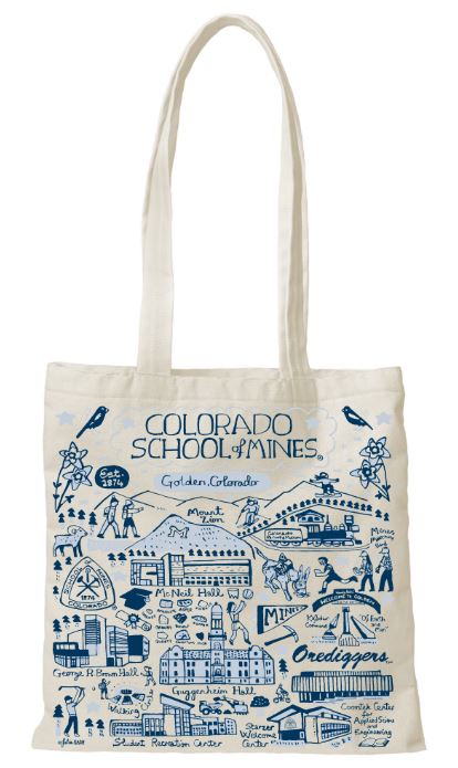 Colorado School of Mines Julia Gash Tote Bag