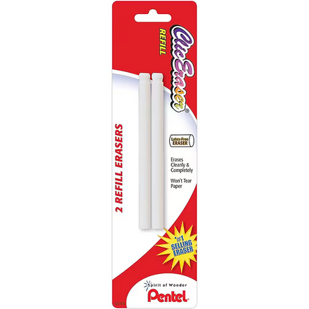 Pentel Clic Eraser Refill - 2 Count