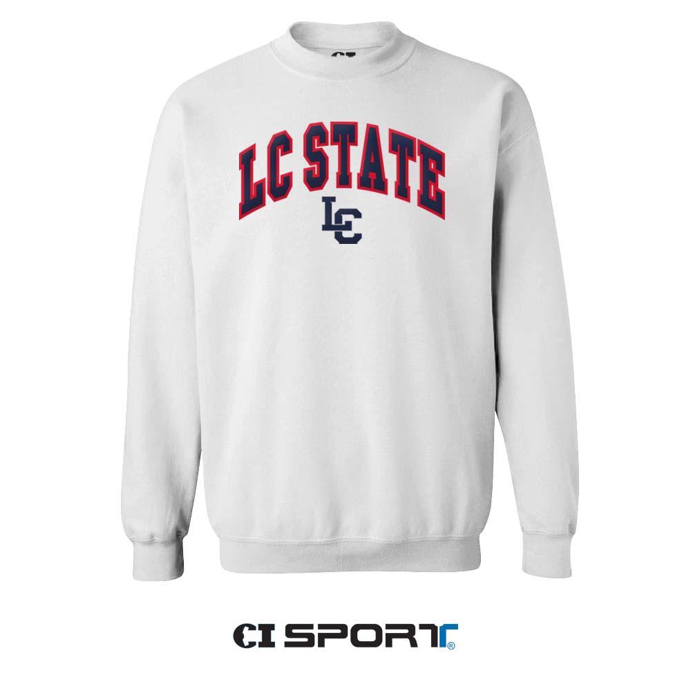 LC State Embroidered Crew Sweatshirt