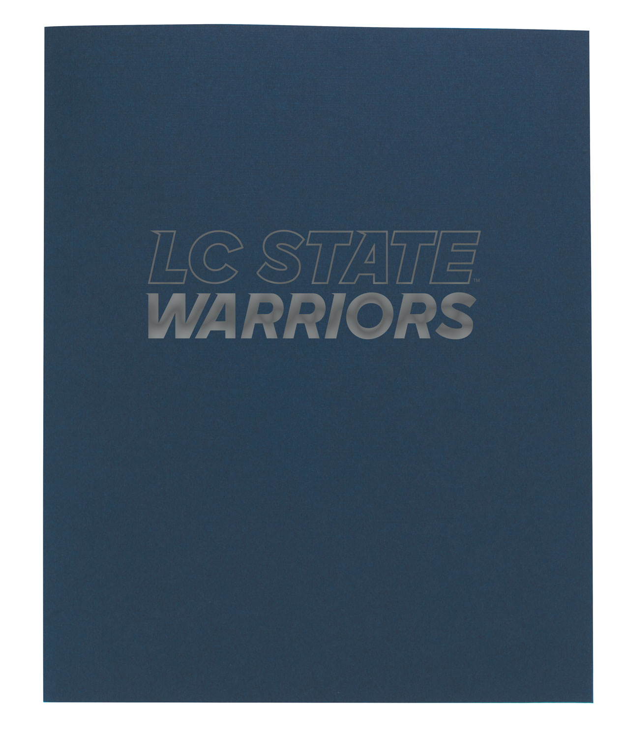 LC State Warriors Linen Paper Folder